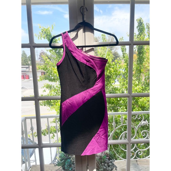 one shoulder y2k mini dress - Picture 1 of 5